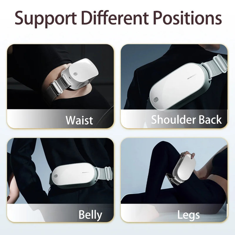 Wireless Portable Premium Multi-function Pounding Waist Back Massager Relaxing Warmth Pounding Legs Massager for Home and Office